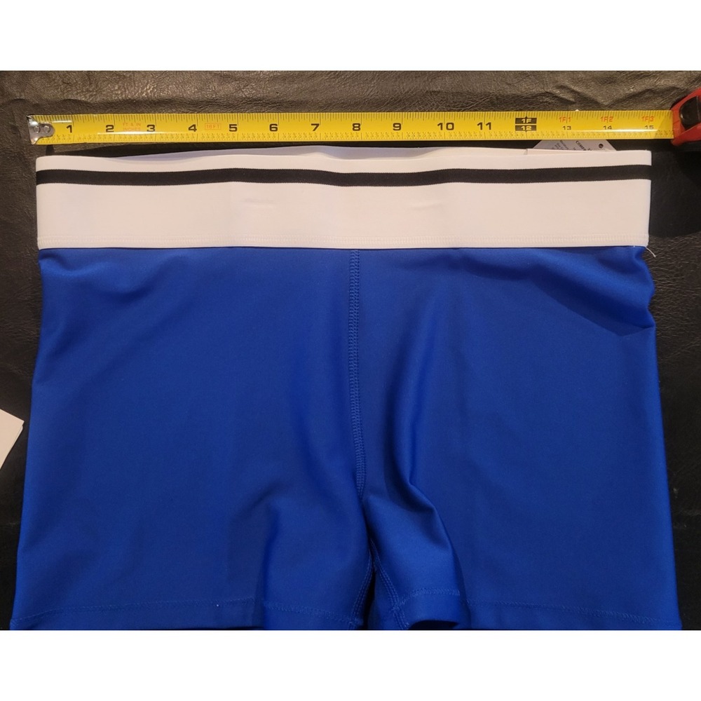 DSG Women's Compression Mid Rise Shorts Blue Size M 3" Inseam New With Tags - Picture 3 of 4